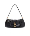 Chloé The 99 Shoulder Bag In Shiny Grained Calfskin In Black