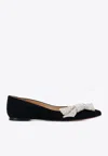 Chloé Théa Ballerina Black Size 2 100% Goatskin In Black
