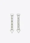 Chloé Thelma Drop Earrings In Palladium