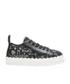 Chloé Thece Lace-up Sneakers For Women In Black