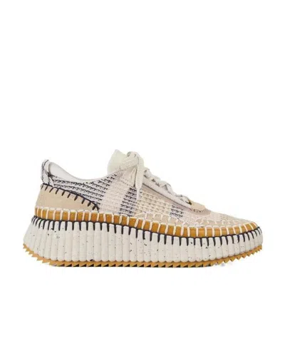 CHLOÉ CHLOÉ LOWER-IMPACT MESH NAMA SNEAKERS