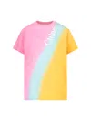 Chloé Printed T-shirt Pink Size S 100% Cotton In Multicolour