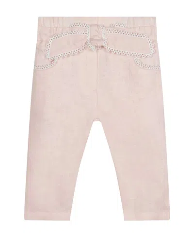 Chloé Tie-waist Straight Trousers In Pink