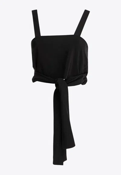 CHLOÉ TIED SILK TOP