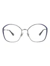 Chloé Round-frame Metal Optical Frames In Gold
