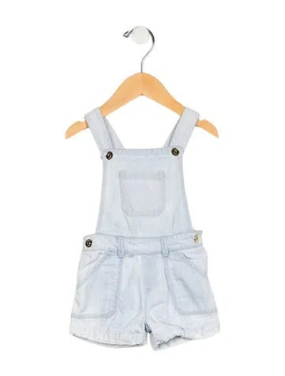 Pre-owned Chloé Babies' Toddler Girl's Cotton Overalls In Blue