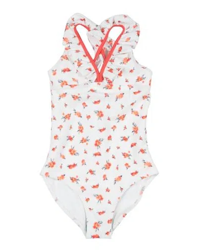 Chloé Babies'  Toddler Girl One-piece Swimsuit White Size 4 Polyamide, Elastane