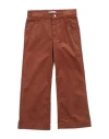 Chloé Babies'  Toddler Girl Pants Brown Size 6 Cotton, Elastane