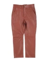 Chloé Toddler Girl Pants Brown Size 6 Shearling In Brown