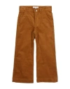 Chloé Toddler Girl Pants Camel Size 6 Cotton, Elastane In Beige