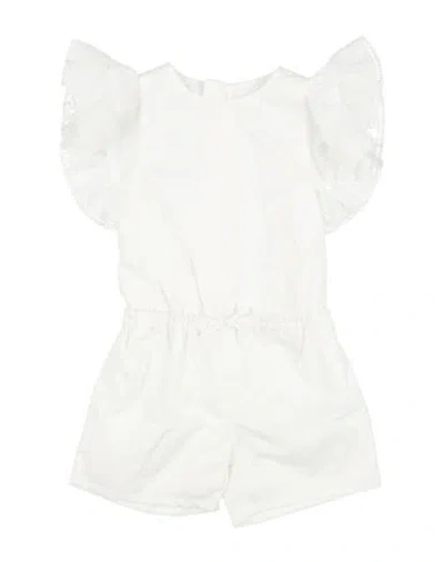 Chloé Babies'  Toddler Girl Playsuit White Size 3 Cotton