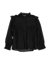 Chloé Toddler Girl Shirt Black Size 6 Organic Cotton In Black