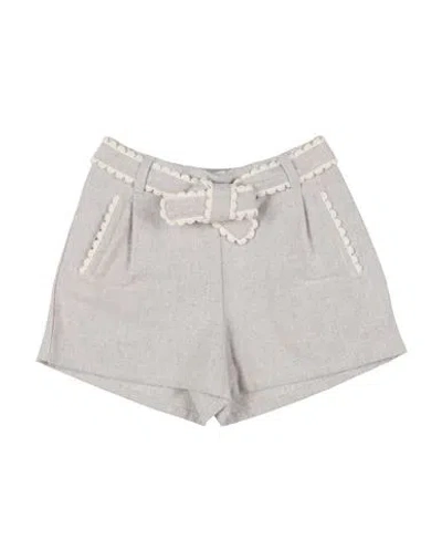 Chloé Babies'  Toddler Girl Shorts & Bermuda Shorts Light Grey Size 6 Cotton
