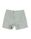 Chloé Toddler Girl Shorts & Bermuda Shorts Sage Green Size 6 Cotton In Sage Green