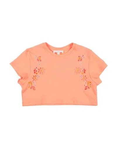Chloé Babies'  Toddler Girl T-shirt Salmon Pink Size 6 Cotton