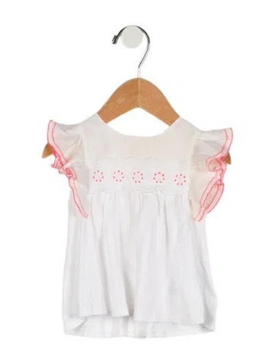 Pre-owned Chloé Babies' Toddler Girls' Blouse In White