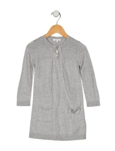 Pre-owned Chloé Babies' Toddler Girls Branded Dress In Gray