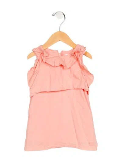 Pre-owned Chloé Babies' Toddler Girls Sleeveless Top In Pink