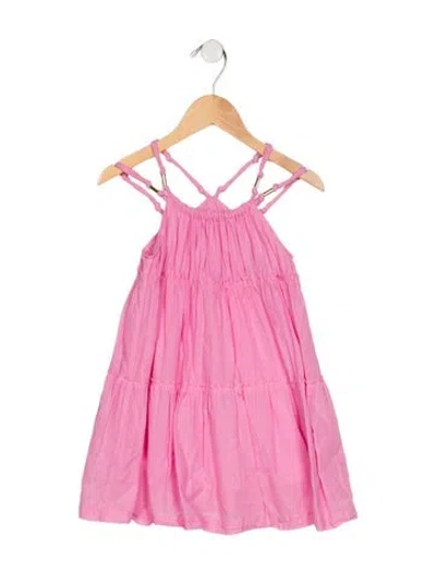 Pre-owned Chloé Babies' Toddler Girls' Solid Sleeveless Dress In Pink
