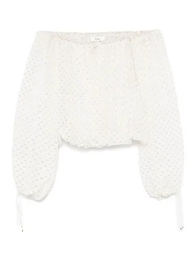 CHLOÉ TOP - MARRÓN