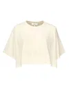 Chloé Biologic Cotton T-shirt With Frontal Logo Patch