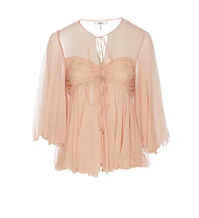 Chloé Top In Pink