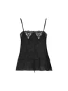 Chloé Silk Top In Black