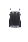 Chloé Silk Top In Black