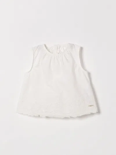Chloé Babies' Top Kids  In White