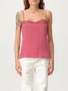 Chloé Chloe Lace-trimmed Silk Crepe De Chine Top In Brown