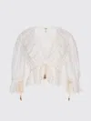 Chloé Top  Woman Color White In Animal Print