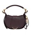 Chloé Medium Chloe Ride Leather Shoulder Bag In Black