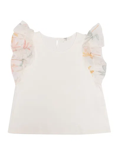 Chloé Kids' Top In White