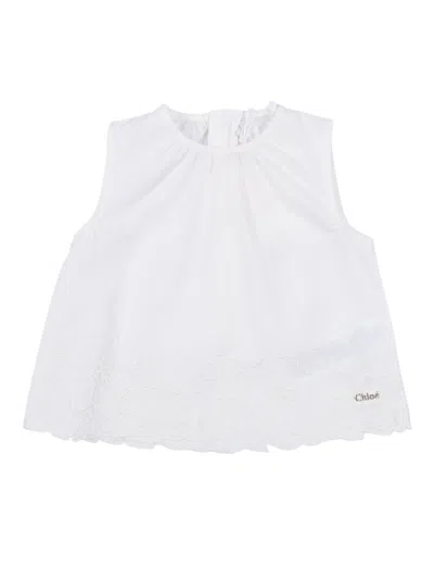 Chloé Kids'  Top In White