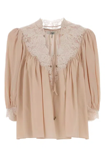 Chloé Chloe Tops In Neutral