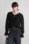 Chloé Topwear In Black Silk