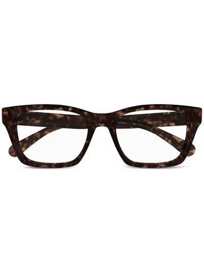 Chloé Tortoiseshell-effect Glasses In Brown