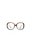Chloé Tortoiseshell Oversize-frame Glasses In Brown