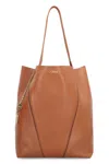 Chloé Tote Bag  Spin In Leather In Brown