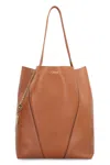 Chloé Tote Bag  Spin In Leather In Brown