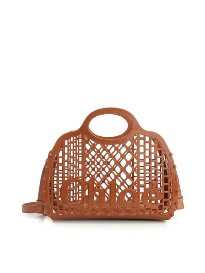 Chloé Tote Bag In Orange