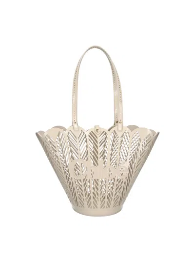 Chloé Tote Bag "soleil" In White