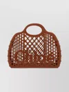 Chloé Tote Bag With Cut-out Design And Handle In Brown