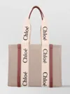 Chloé Tote Bag With Dual Handles And Contrast Stitching In Neutrals