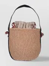 Chloé Tote Bag With Dual Handles And Woven Texture
