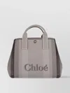Chloé Tote Bag With Shoulder Strap And Top Handles In Neutrals