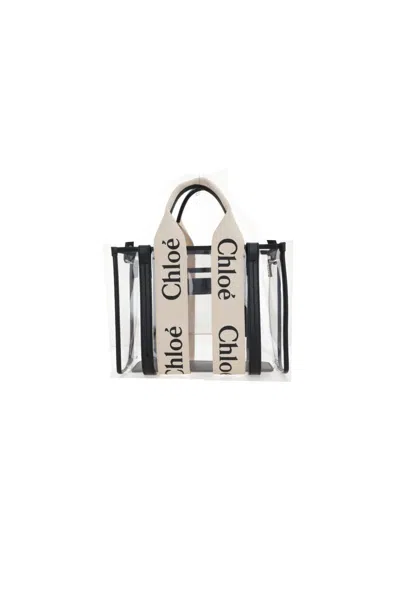 Chloé Tote Bags In White