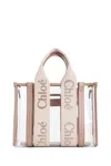 Chloé Pvc Small Woody Handbag In Brown