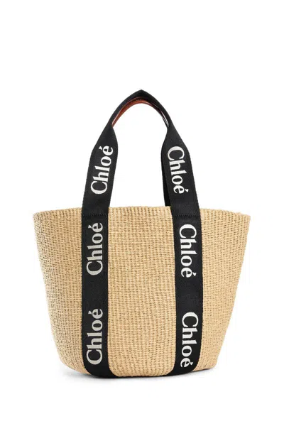 Chloé Tote Bags In Black
