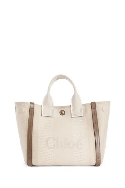 Chloé Tote Bags In Beige